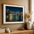 thumbnail image 4 of From DUMBO 01 - Manhattan New York Photography Oak Framed Wall Art Print 12 x 18 inches, 4 of 6