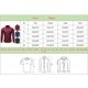 thumbnail image 2 of Camisas Para Hombre Manga Larga Top estampado de primavera para hombre, camisa a juego con cuello vuelto, camisetas de manga larga, blusa informal con botones, traje Formal, blusa superior (Navy, M), 2 of 4