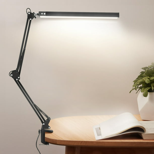 Dimmable Light Desk Lamp Clamp, Adjustable Desk Lamp Clamp