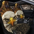 thumbnail image 2 of Uemuo Vintage Pattern Bald Eagle Pattern Car Seat Covers for Front Seats Waterproof Seat Covers for Cars, Universal Auto Front Seats Protector Fits for Car-, 2 of 6