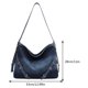 thumbnail image 4 of Bolso vaquero informal para mujer, bandolera Retro con correa ajustable, bolso de compras para exteriores, 4 of 7