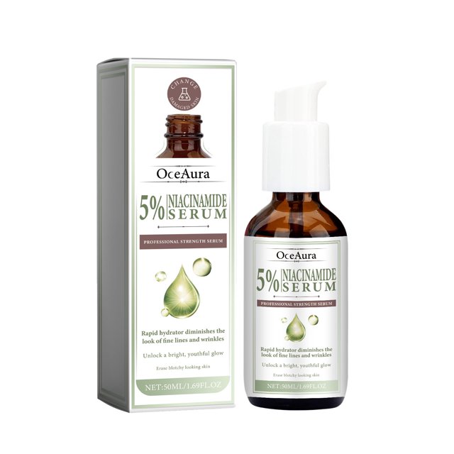 Fiudx Ofertas relámpago del día Suero de niacinamida Suero facial Suero hialurónico Suero ferúlico extractos de aloe Suero facial anti-yecimiento 50 ml