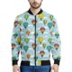 thumbnail image 3 of Chaqueta con cremallera y diseño de globo aerostático de dibujos animados para hombre, abrigo con estampado 3D, chaquetas informales con cremallera para la calle, sudadera bomber de manga larga para n, 3 of 5