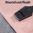 thumbnail image 2 of Replaceable Removable Round Hole Craft Chisel Leather Punching Tools, 2 of 5
