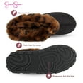 thumbnail image 3 of Jessica Simpson Girls Microsuede Super Soft Bootie Slippers with Indoor Outdoor Sole, 3 of 9