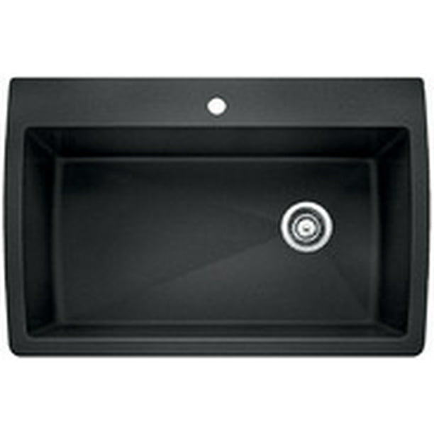 Blanco DIAMOND Super Single Dual Deck SILGRANIT Sink Anthracite