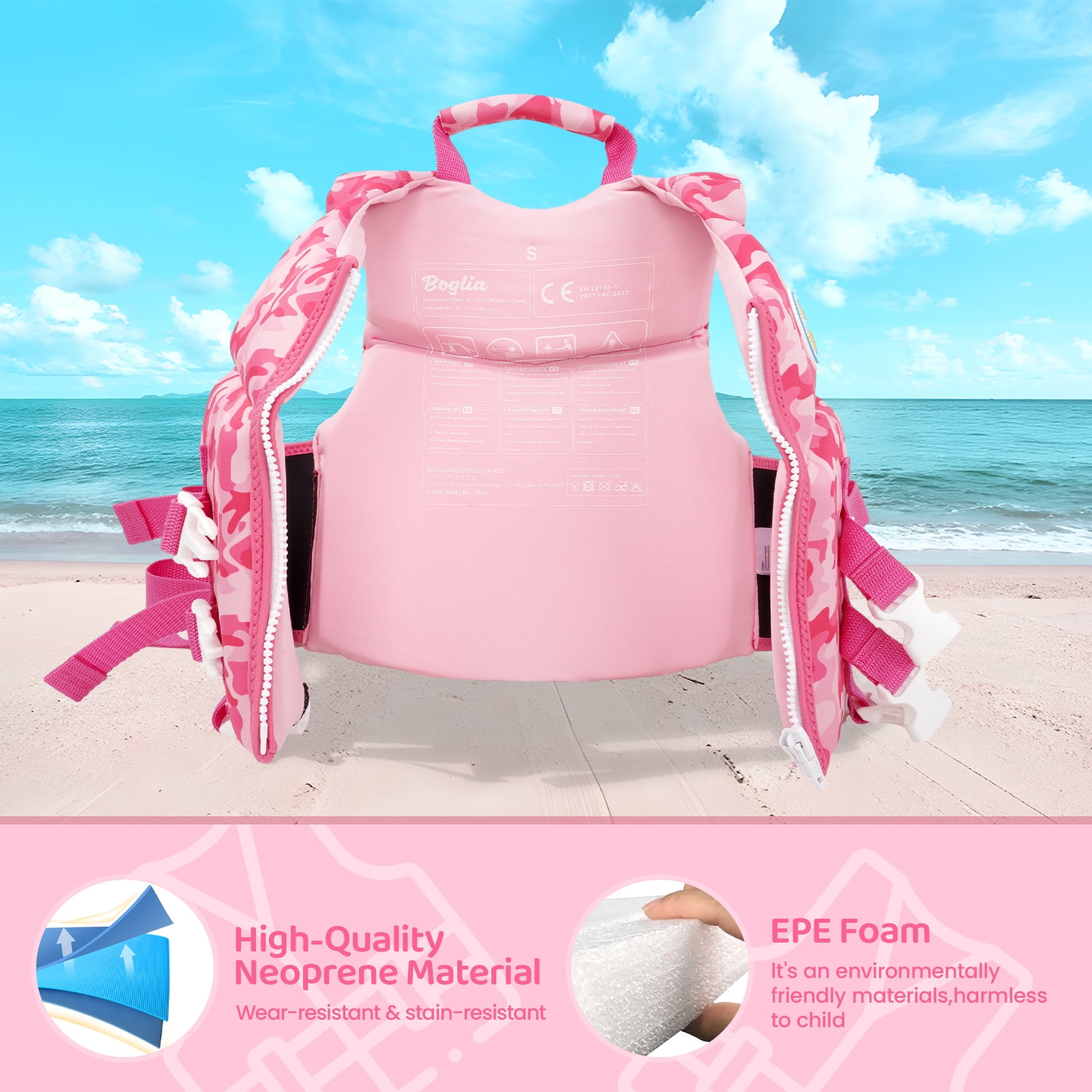Amazon.com : Bafeil Kids Swim Vest for Toddler Float Jacket