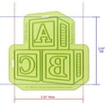 thumbnail image 2 of Marvelous Molds ABC Blocks Silicone Onlay  Cake Decorating with Fondant and Gum Paste Icing, Modeling Chocolate and More., 2 of 4