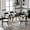 Black & Gold, variant on Dovelina 63" Modern Dining Table for 4-6, Waterproof Kitchen Table with Faux Marble Top, for Home Dining Room, Kitchen, Living Room