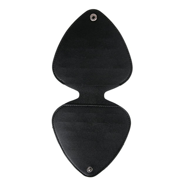 Bolso de cuero PU para púa de guitarra CUTICAT Negro