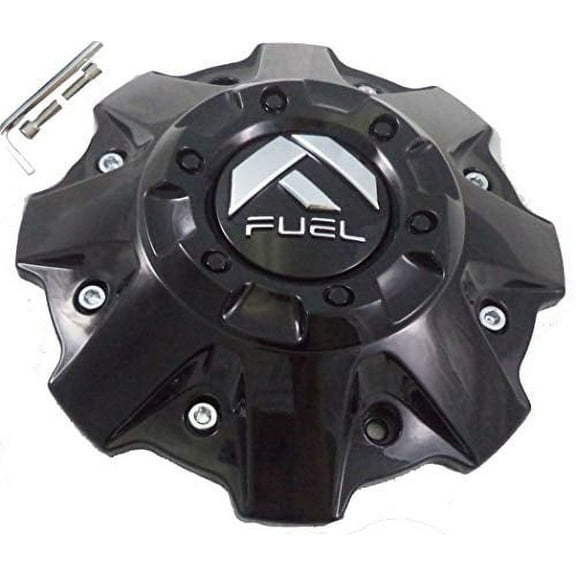 Fuel Wheels Gloss Black Wheel Center Caps Set of 4# 1001-81GB