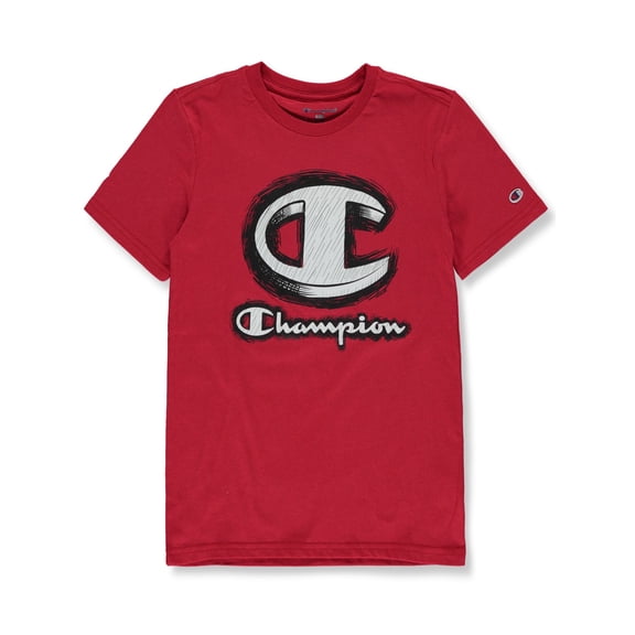 Champion Boys' Sport T-Shirt Color: red Size: 18 - 20