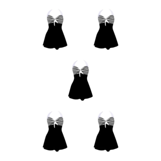 Minnieouse Fiesta en la piscina Mujeres sexy Vestido de baño Playa Estilo casual Niñas Traje de baño Moda Damas Traje de baño Ropa S Raya Type2 NO2