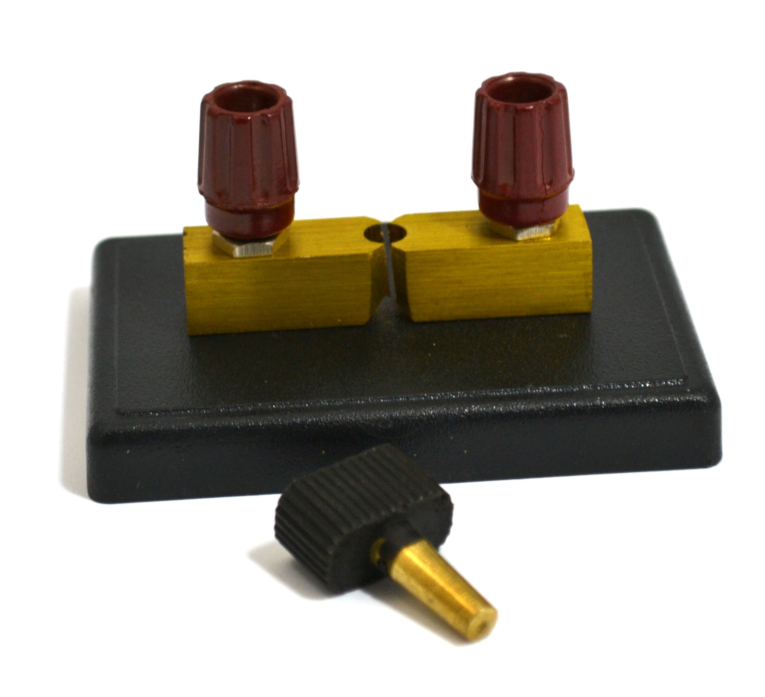 One Way Copper Plug Key Switch, 4mm Terminals with Removable Plug