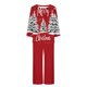 thumbnail image 3 of Puntoco Conjunto de pijama cómodo para mujer, conjunto de pijama con parte superior y pantalones casuales con estampado navideño para mujer, 3 of 3