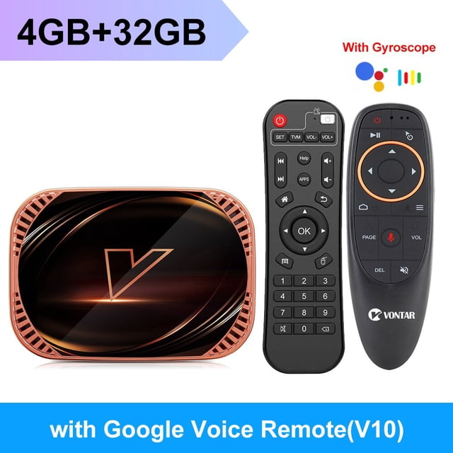 VONTAR X4 Amlogic S905X4 Smart TV Box Android 11 4GB 128G 32GB 64GB Wifi BT AV1 Reproductor multimedia TVBOX 4K 1000M Decodificador Tan Jianjun unisex