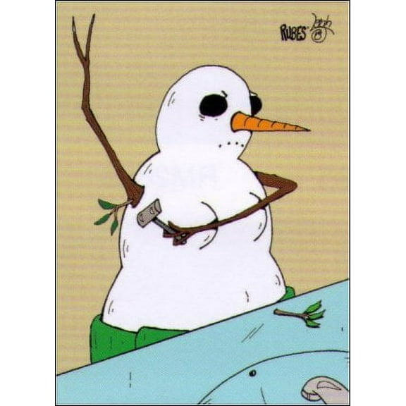 Rubes Snowman Shaving Magnet