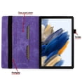 thumbnail image 2 of ShellTech Case for iPad 10th Generation ,Shockproof Leather Butterfly&Cat Pattern Case Smart Card Slots Wallet Kickstand Cover for iPad 10.9-inch
10th Gen,Purple, 2 of 6