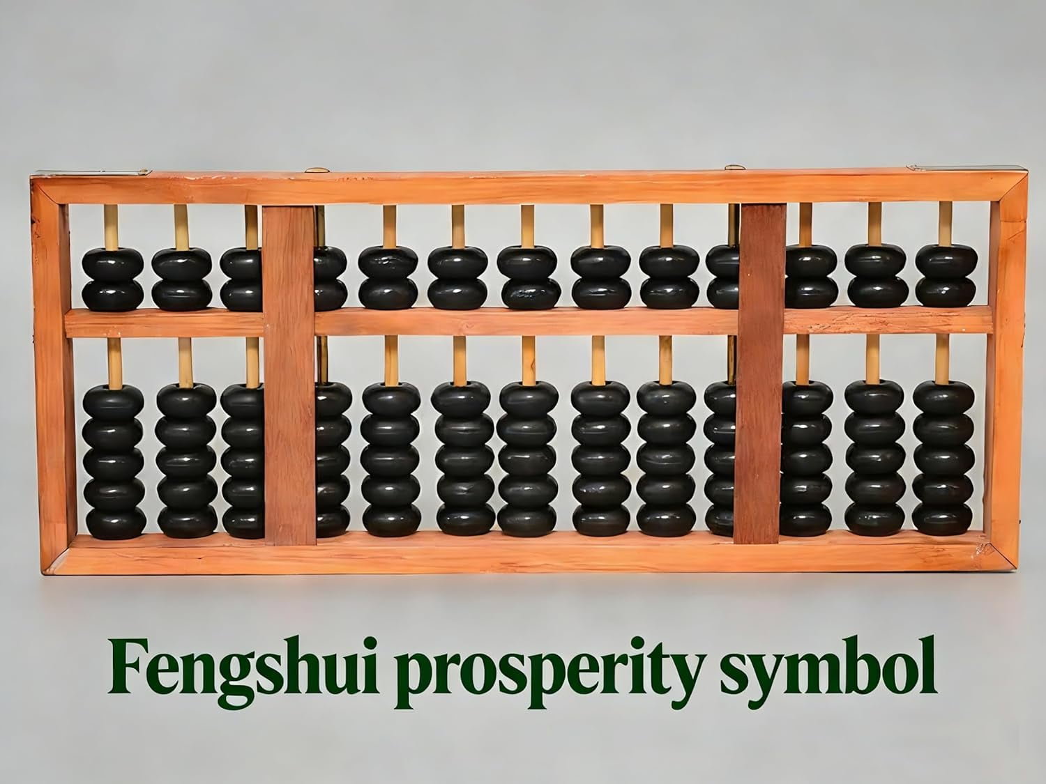 Vintage-Style Chinese Wooden Abacus, Chinese Lucky Calculator