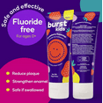 2 PACKBURSTkids Strawberry Kids Toothpaste FluorideFree Great