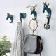 thumbnail image 3 of Gancho De Pared Gancho De Animal Autoadhesivo, Gancho De Toalla Gancho De Puerta De Pared Almacenamiento Y Almacenamiento De Toallas, Rinoceronte Azul, 3 of 5