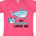 thumbnail image 4 of Inktastic My Grammy Loves Me with Cute Sharks Boys or Girls Baby Bodysuit, 4 of 5