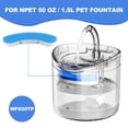 thumbnail image 3 of Paquete de 8 filtros para fuentes de agua Cat ROAESTKE para WF050 y WF100, 3 of 9