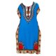 thumbnail image 2 of de mujer Boho Elegante Lado hasta la Manga de élago Ropa Túnica suelta Ropa , Azul Yinane Vestido de verano de las mujeres, 2 of 7