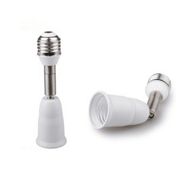 Hibibud Light Bulb Socket,Extended Light Socket for E27/E14/GU10 Bases,Durable Light Socket Outlet Adapter