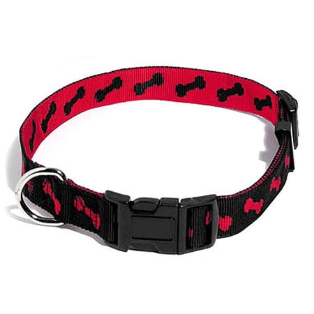 Pet Select 1'' Nylon-Woven Designer Adjustable Collar (20''-26'')