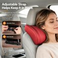 thumbnail image 7 of Car Headrest Neck Pillow, Memory Foam Neck Support Cushion with Breathable Washable Cover, Adjustable Headrest Pillow for Cars, SUVs & Daily Driving, 7 of 7
