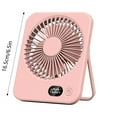 thumbnail image 2 of WIFKLSIIPG Portable Fan with LED Power Display Rechargeable Fan for Sleep Work Camping Travel, 2 of 7