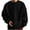 Black, variant on Viikei Mens Clothes on,Gifts for Men Fashion Men Comfortable Solid Casual Tops Long Sleeve Round-Neck Sweatshirt