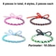 thumbnail image 2 of 8 pulseras tejidas de cuerda de la suerte, pulseras ajustables, para mujeres y hombres, 2 of 5