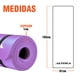 thumbnail image 4 of Tapete para Yoga y Pilates Altera  NBR0518 Grosor 1cm Pilates Foam 184x61 cm Morado, 4 of 6