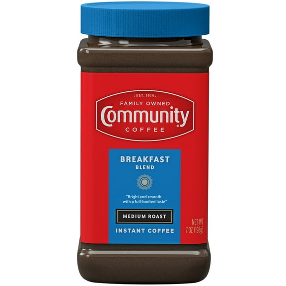 Community® Coffee Breakfast Blend Medium Roast Instant Coffee 7 oz Jar