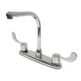 thumbnail image 1 of Kingston Brass Kb761 Two Handle High Arch Kitchen Faucet - Polished Chrome Finish, 1 of 2