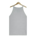 thumbnail image 6 of WRKEKC Womens Sleeveless Tank Tops Halter Neck Knit Solid Color Casual Loose Fit Tank Top for Daily Wear Leisure and Summer Outings, 6 of 7