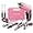 Pink, variant on WORKPRO Pink 18-Piece Cordless Electric Screwdriver Tool Set with Rotatable Handle, LED Light, Chrome Vanadium Steel, Portable Toolbox
