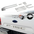 thumbnail image 5 of STOP-ALERT Tailgate Inserts Letters Compatible with F_15O 2018 2019 2020 Models, 3D Raised & Strong Adhesive Plastic Rear ABS Emblems Decals Letters (Not Decals Stickers) - Silver, 5 of 5