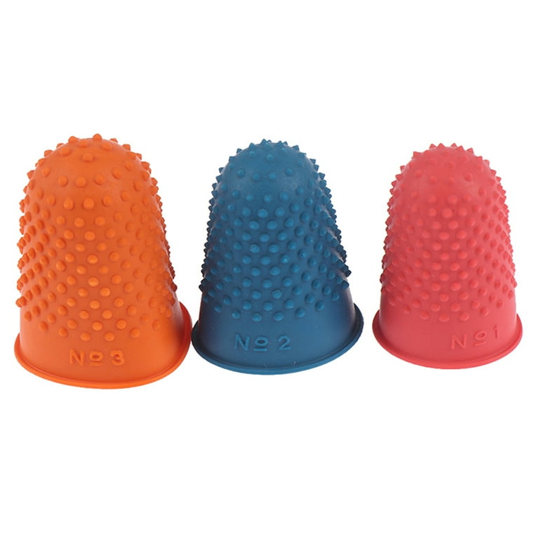 Racing Butterfly 5Pcs Counting Cone Rubber Thimble Protector Sewing Quilter  Finger Tip Craft 