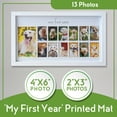 thumbnail image 5 of My First Year Picture Frame for Dogs - 12 Month Photo Frame for Puppy's 1st Year - White Natural Wood Frames - Fur Baby Monthly Milestone Memory Keepsake - Puppy Gifts and Dog Birthday Supplies, 5 of 9