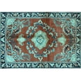 thumbnail image 1 of Ahgly Company Indoor Rectangle Persian Light Blue Traditional Area Rugs, 3' x 5', 1 of 4