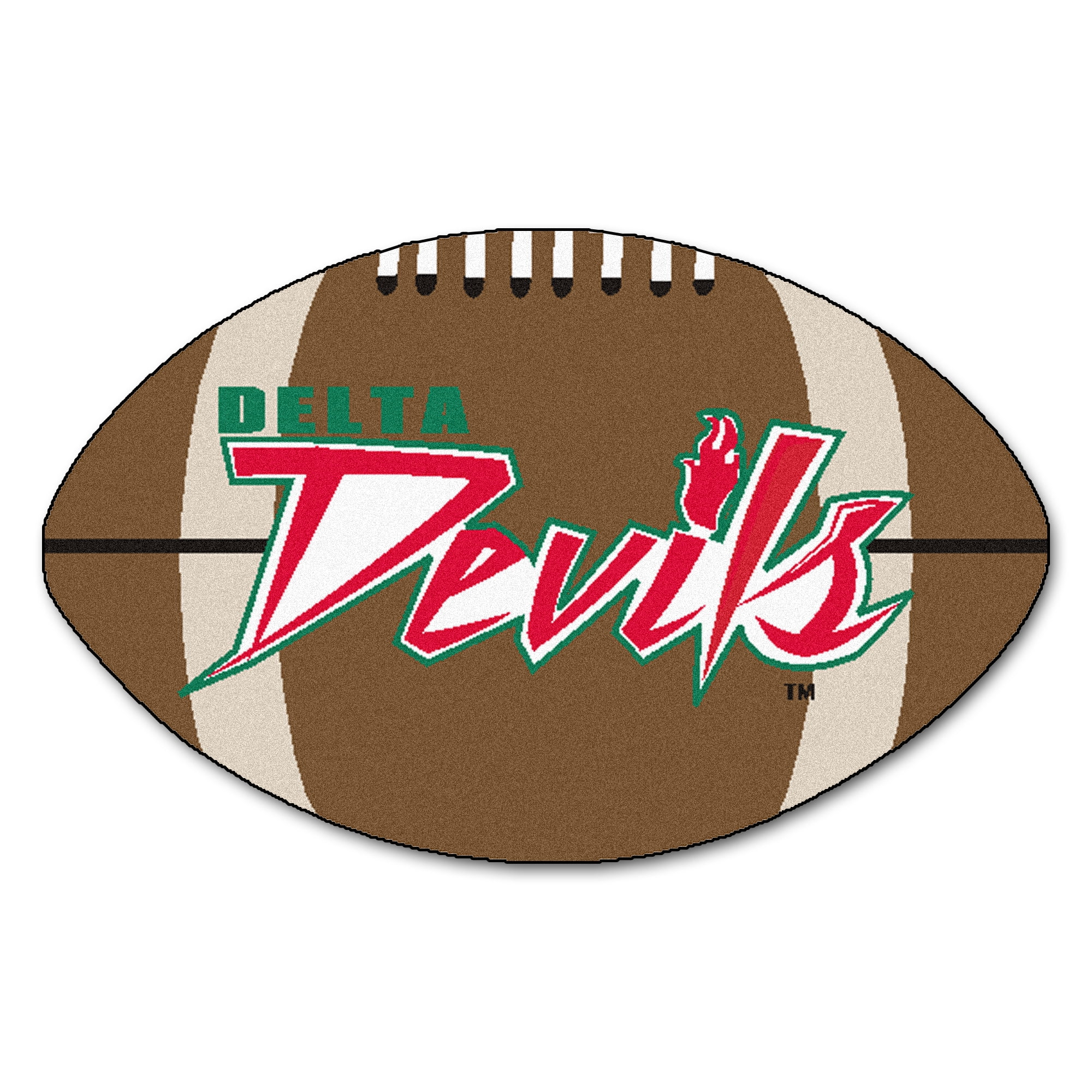 Mississippi Valley State Football Rug 20.5"x32.5"
