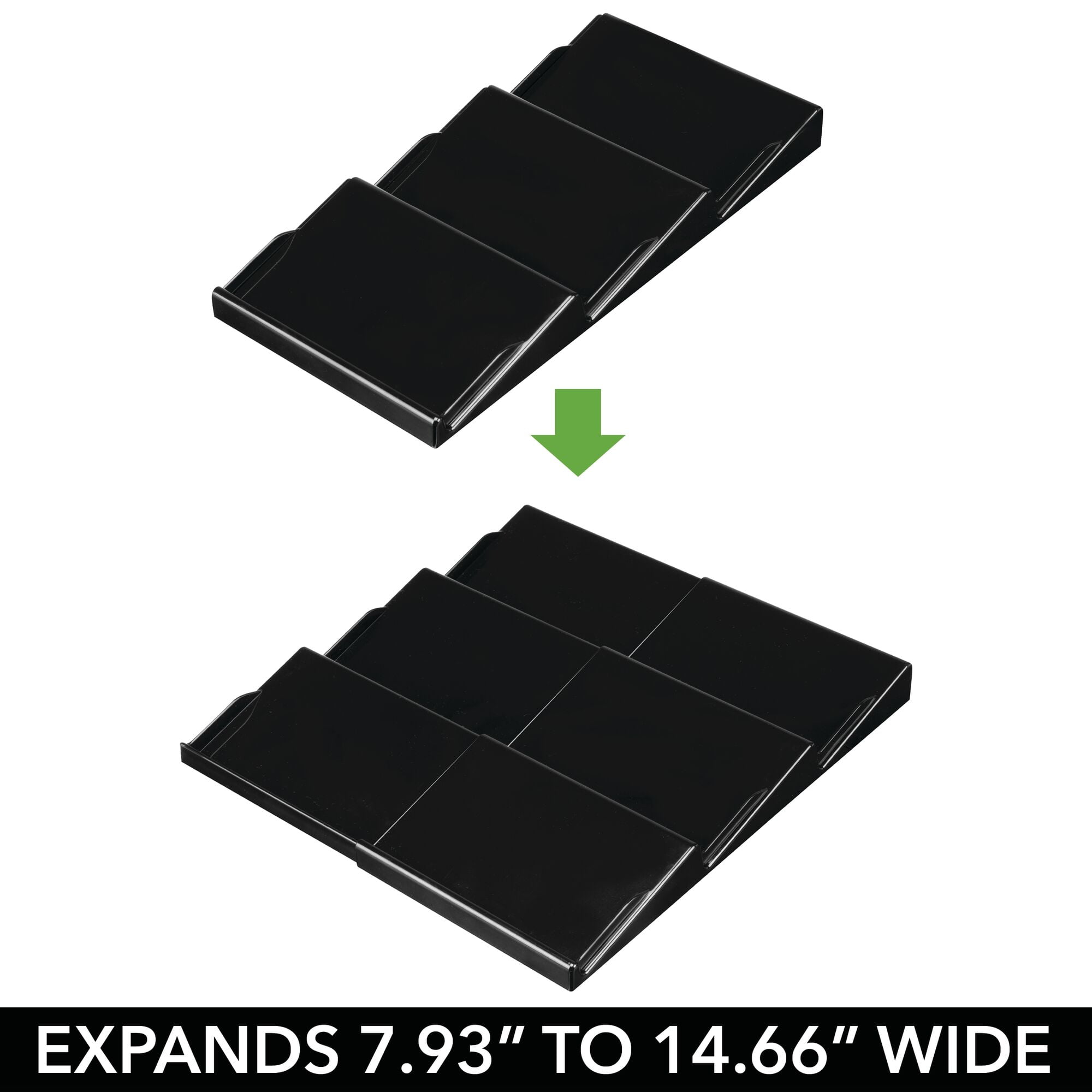 mDesign Spice Rack Drawer Organizer - Thumbnail 5