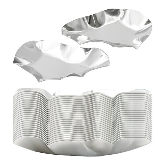 24-piece 304 Stainless Steel Oyster Shells, Ideal for Grilling Oysters, Shrimp, Scallops, and Clams