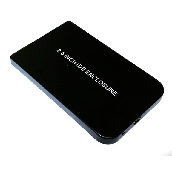 USB 2.0 External 2.5-Inch IDE HDD Enclosure Case - Black