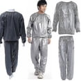thumbnail image 3 of Unisex Sweat Sauna Suit Lose Weight Slimming Anti Rip Workout Training Clothes, 3 of 4