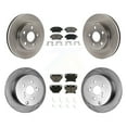 thumbnail image 1 of CMX Front Rear Disc Brake Rotors and Ceramic Pads Kit for Car 2000 Toyota Celica GT K8C-100722, 1 of 11