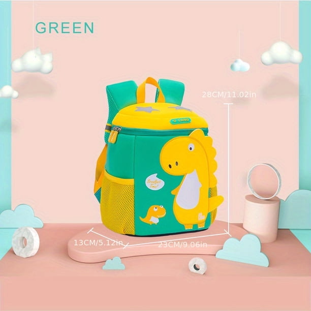 Kindergarten Primary School Cartoon Schoolbag Boys Girls Cute Dinosaur Backpack Waterproof Large Capacity Schoolbag Outdoor Travel Backpack School Season Gift